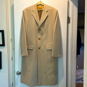 Salvatore Ferragamo Wool and Cashmere Overcoat